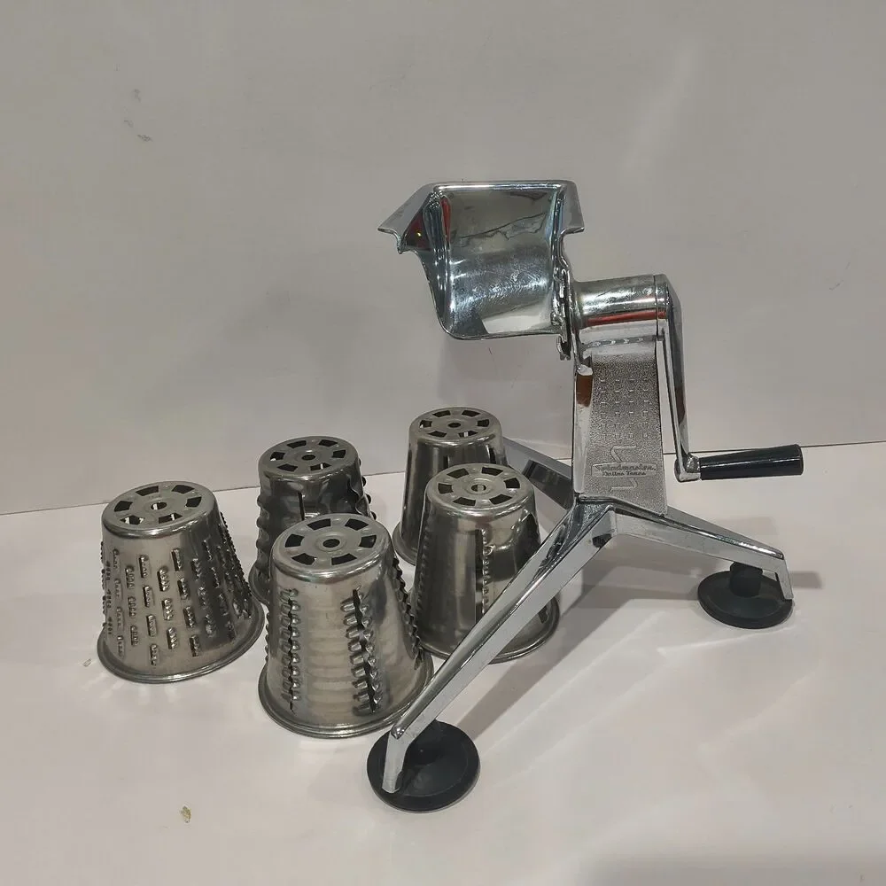 Saladmaster Machine Food Processor w/ 5 Cutters Original 1950s
